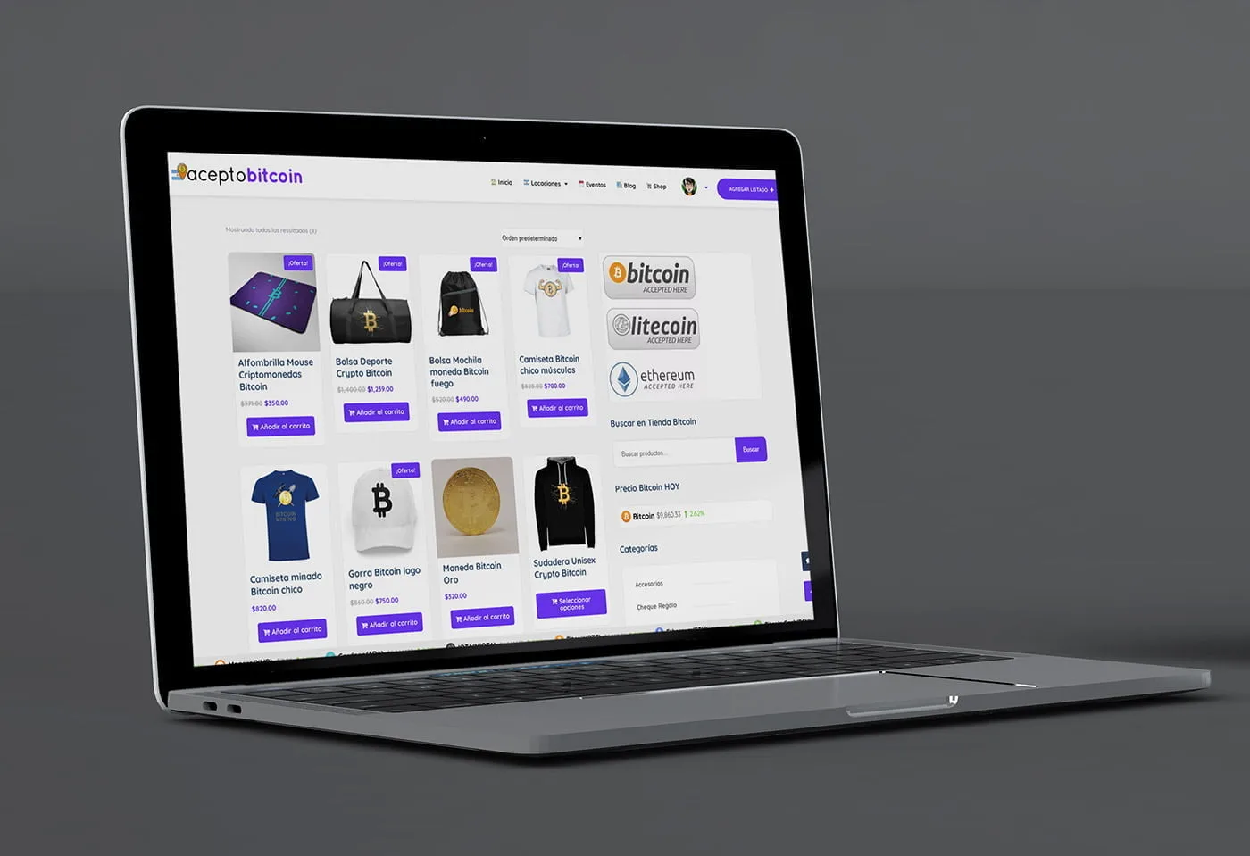 Bitcoin E-commerce Prototype