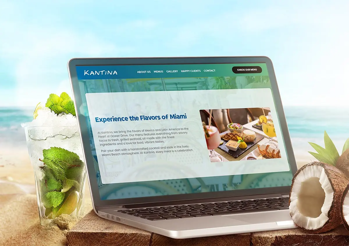 Restaurant Onepage — Visual Experience