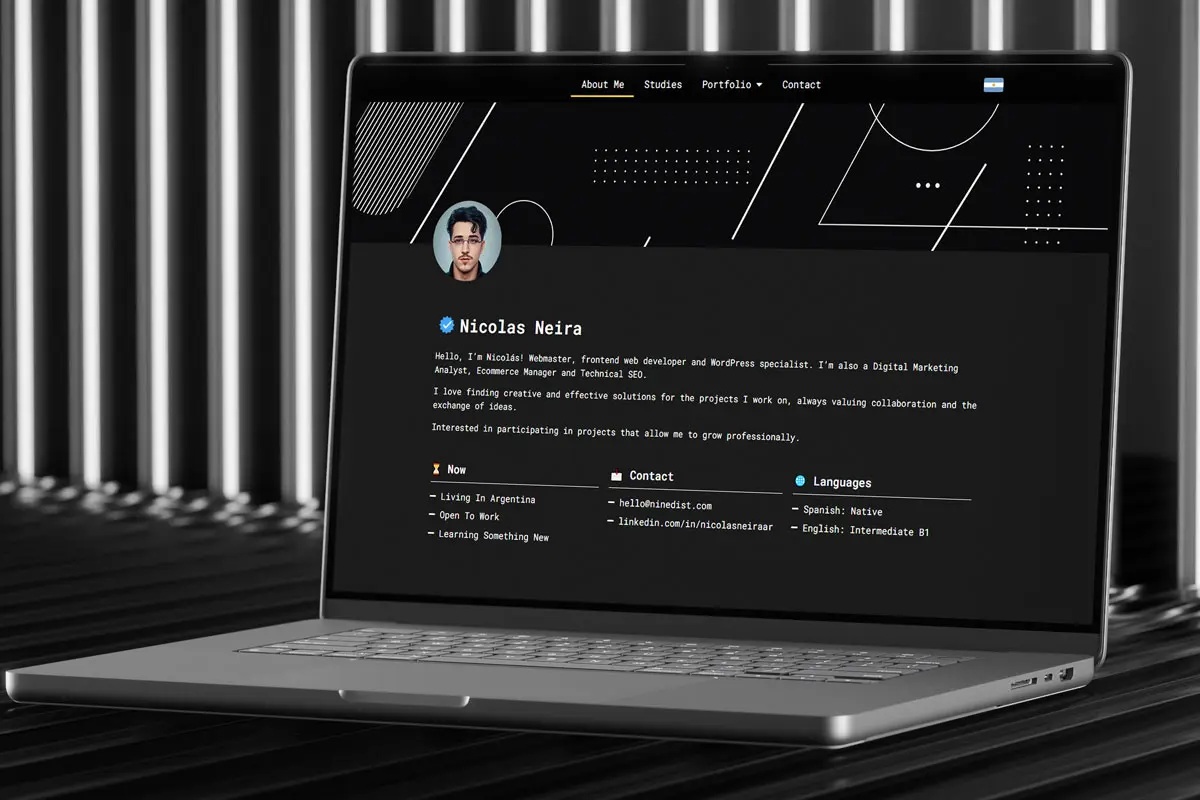 Professional Identity & Portfolio Website