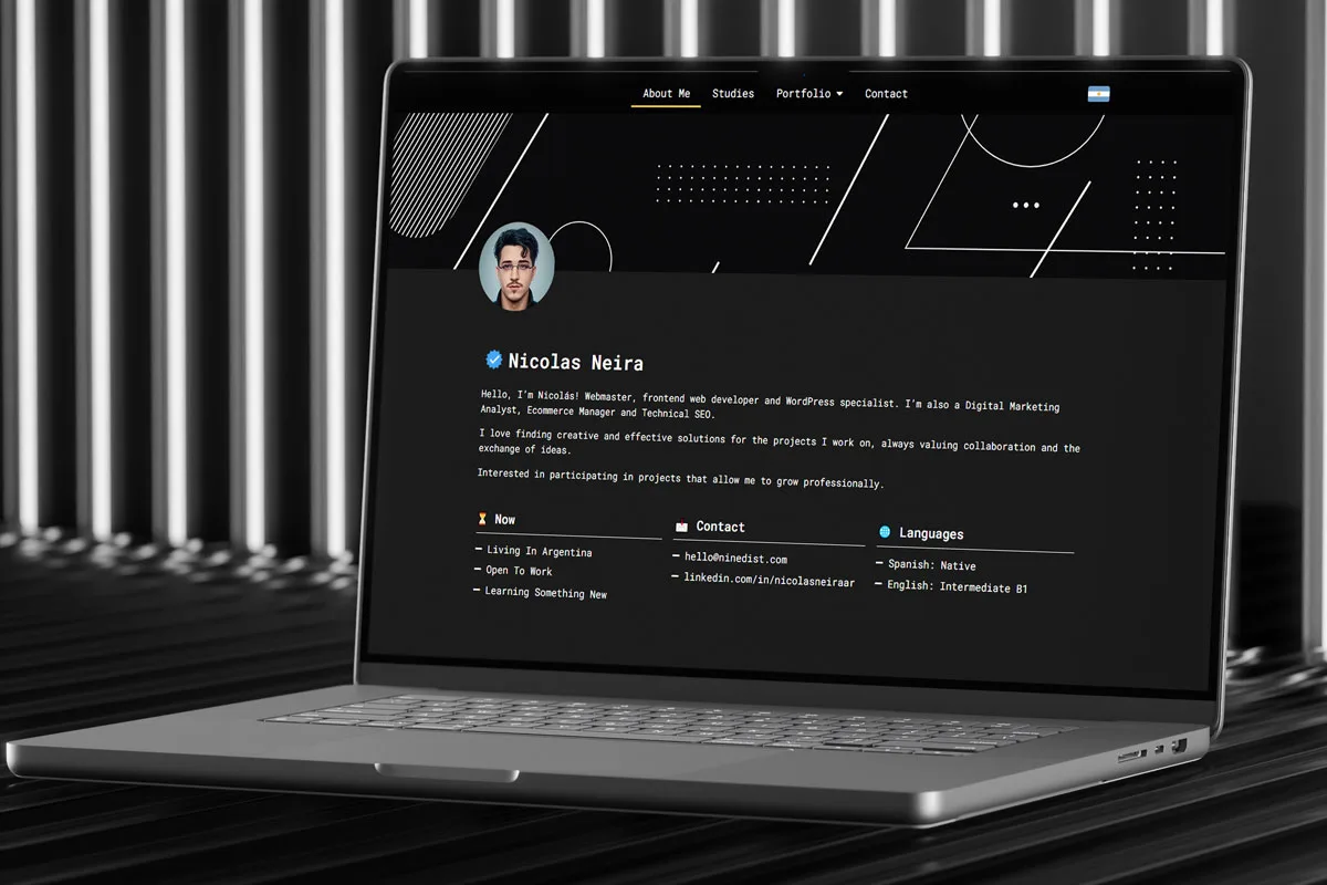 Professional Identity & Portfolio Website